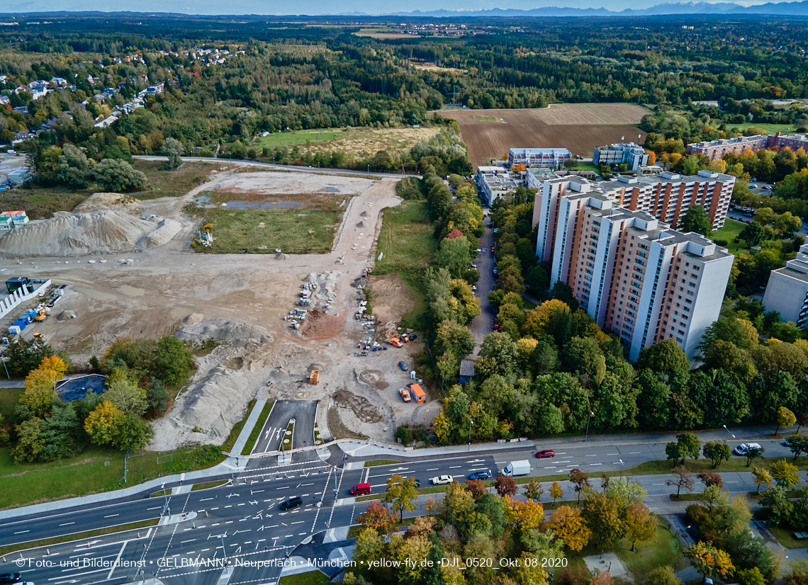 09.10.2020 - Baustelle Alexisqaurtier und Pandion Verde in Neuperlach